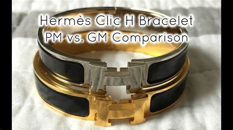 hermes pm of gm|how to use Hermes h bracelet.